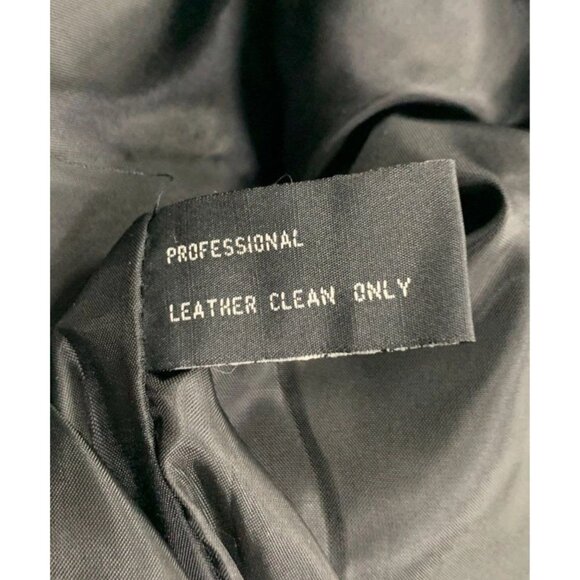 Bike Star Mens Black Stitched Leather Motorcycle Riding Vest Sz XS Biker Riding - Picture 5 of 5